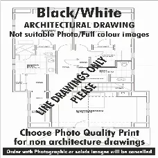 A0 Architectural Black-White