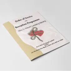 A4 Order Of Service
