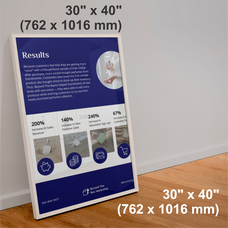 30" X 40" (762 X 1016mm)  Photo Poster
