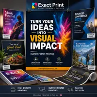 Custom Poster Printing: Turn Your Ideas into Visual Impact