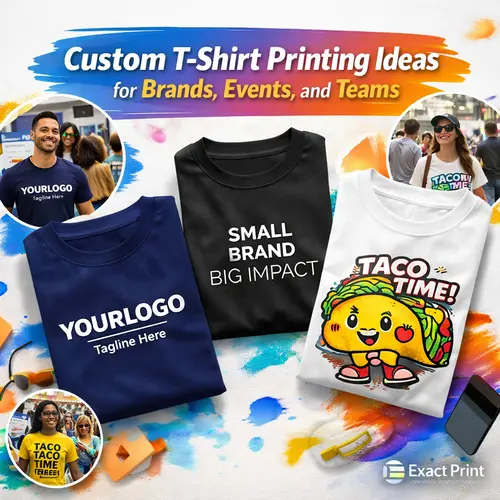 Custom T-Shirt Printing Ideas for Brands, Events, and Teams