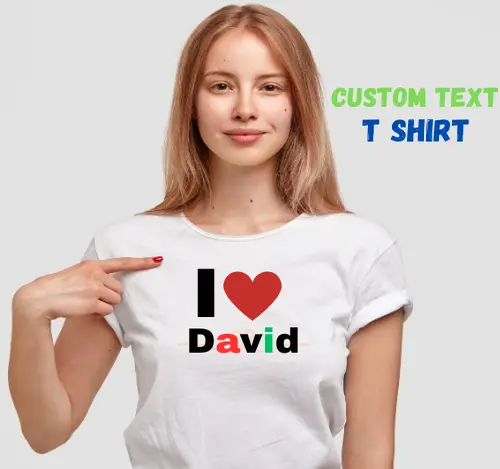 Make It Yours: Personalised Name T Shirts for Style That Speaks