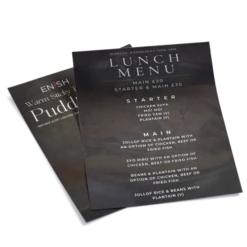 Menu Menu