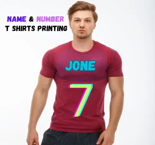 Score Big with Style: Personalised Name and Number T Shirts
