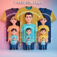 T Shirt Size Chart Guide In UK: For Men, Women, and Kids