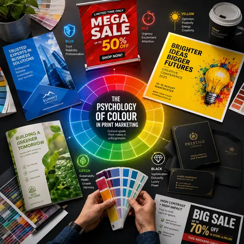The Psychology of Colour in Print: Designing Flyers and Banners